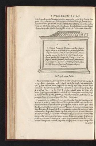Sarcophagus with a Latin Inscription