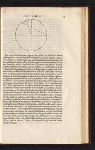Mathematical division of a circle