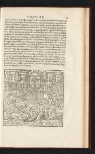 Poliphilo in a garden with a group of women with musical instruments