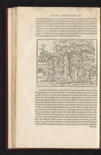 Poliphilo takes leave of the nymphs of Eleuterylida