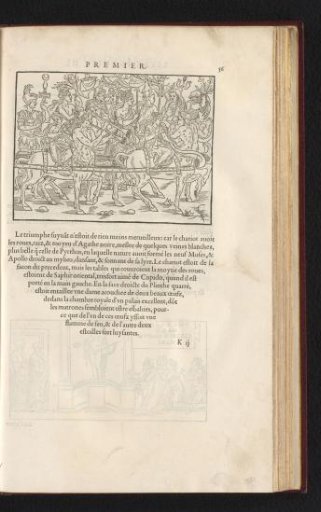 Procession of centaurs and nymphs drawing a triumphal chariot