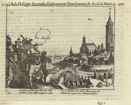 The Duke of Anjou takes Binche, 1578