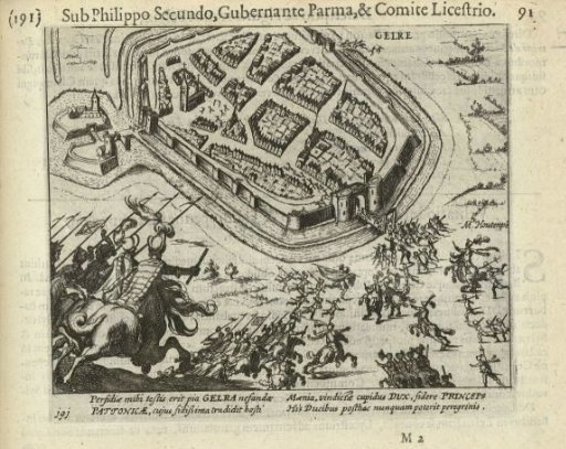 Geldern passes to the Spaniards through treachery, 1587