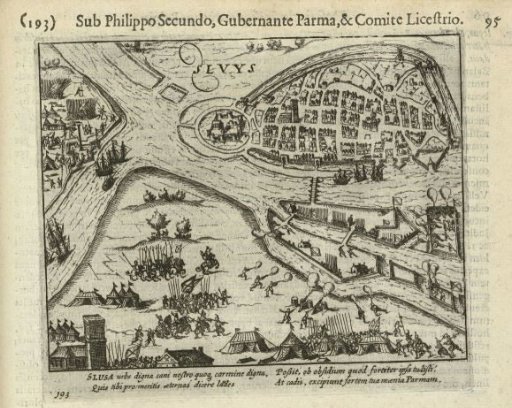 Siege of Sluis by Parma, 1587