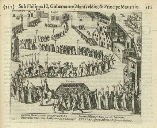 Funeral of the Duke of Parma, 1592