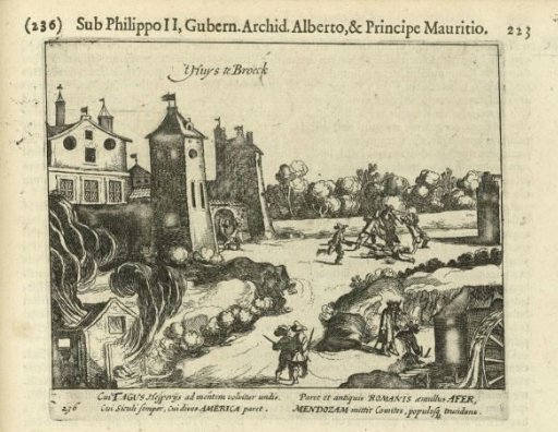 Capture of the castle at Broek and the murder of Wirich von Daun, Count of Falkenstein, 1598
