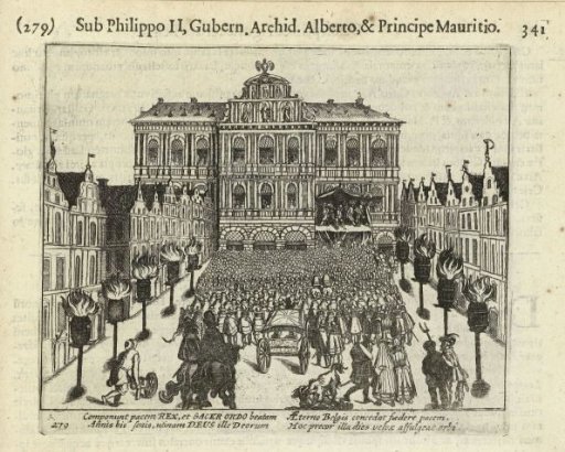 Proclamation of the Twelve Years' Truce in Antwerp, 1609