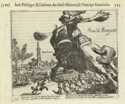 The Spaniards Defeated by the States' Army under Marquette at Mülheim, 1608