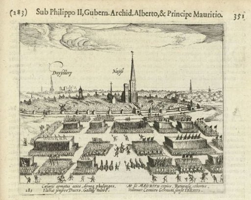 Prince Maurice Deploys His Army at Neuss, 1610