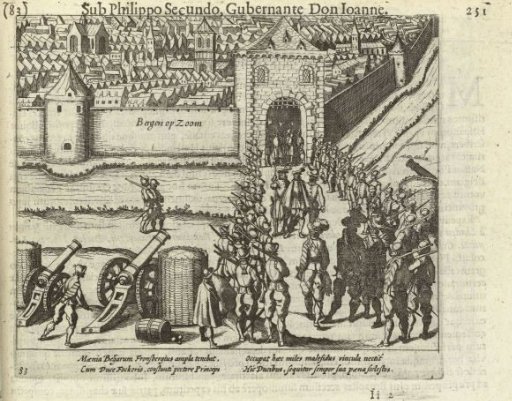 Carl Fugger and Fronsberger taken prisoner before Bergen op Zoom, 1577