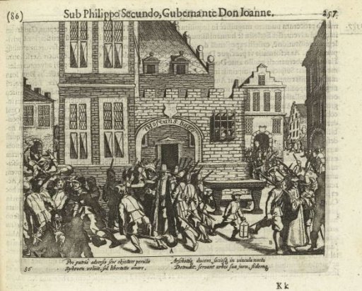 Duke of Aarschot taken prisoner in Ghent, 1577