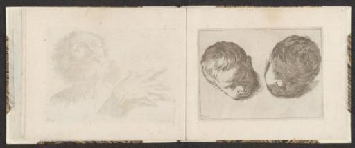 Two heads of young children