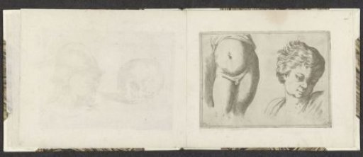 Nude lower body and head of a child