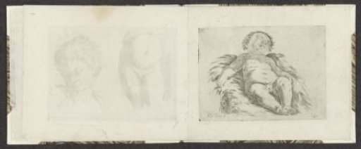 Recumbent nude baby