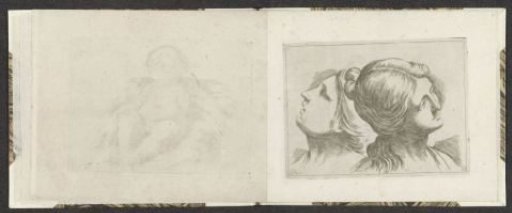 Two heads of women
