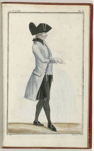 Cabinet des Modes or the New Fashions, 1 September 1786, pl. II