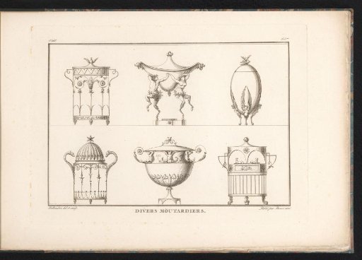 Six Mustard Pots
