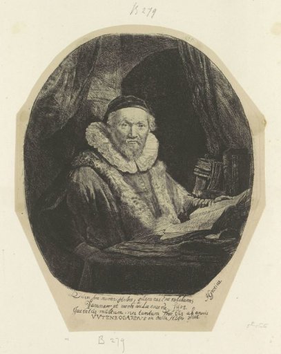 Portrait of the Remonstrant Preacher Jan Wtenbogaert