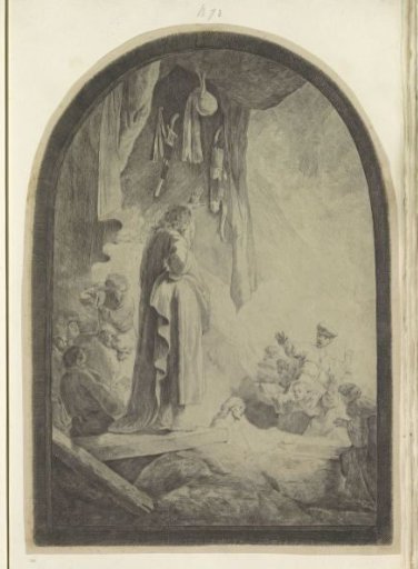 The Raising of Lazarus: Large Plate