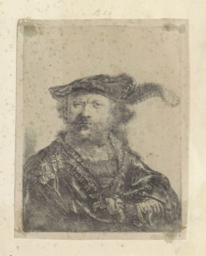 Self-Portrait with a Plumed Velvet Beret