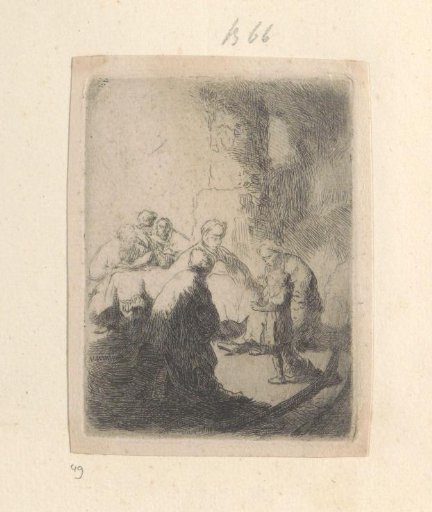 Christ and the Scribes: Small Plate