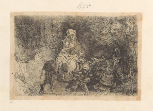 Flight into Egypt: Crossing a Stream