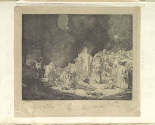 Preaching Christ (The Hundred Guilder Print)
