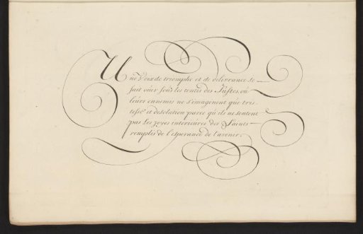 Writing sample: Une Voix de triomphe et de delivrance (...)