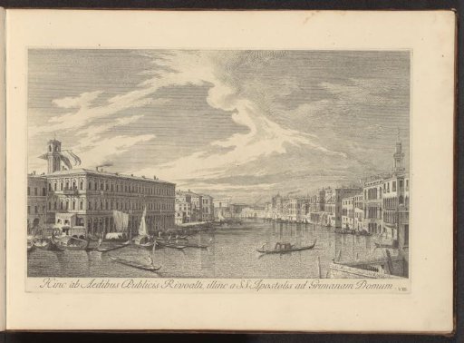 View of the Canal Grande in Venice