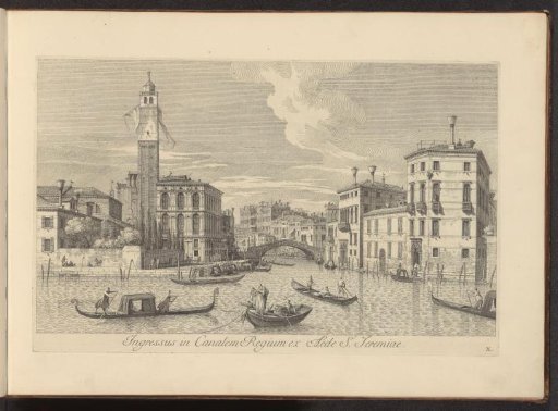 View of the Cannaregio and Palazzo Labia in Venice
