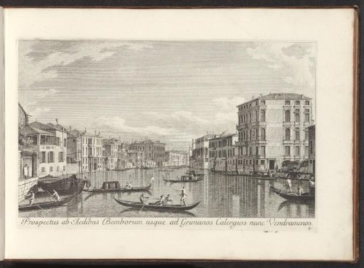 View of the Canal Grande, Palazzo Bembo and Palazzo Vendramin-Calergi in Venice