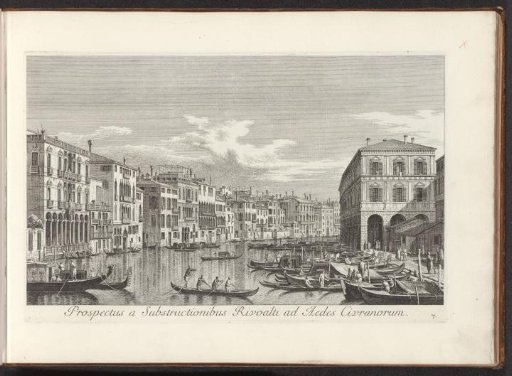 View of the Grand Canal in Venice