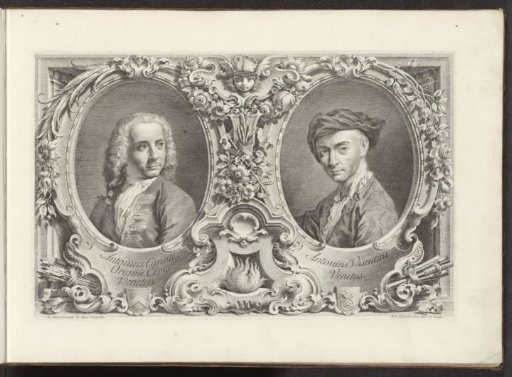 Portraits of Artists Canaletto and Antonio Visentini