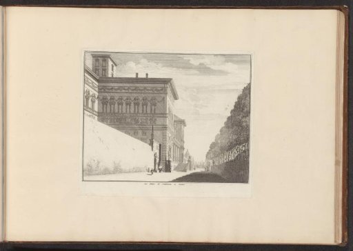 View of Villa Borghese in Rome