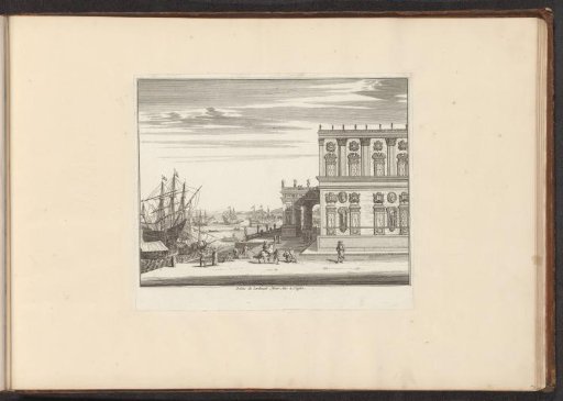 View of the palace of Cardinal Montalto in Naples