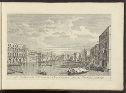 View of the Grand Canal in Venice