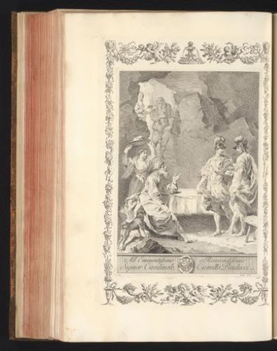 Two soldiers and an old man in a cave