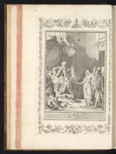 Sofronia before the Muslim king