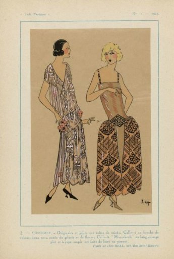 Très Parisien, 1923, No. 11: 2.- GEORGINE. - Original and pretty...