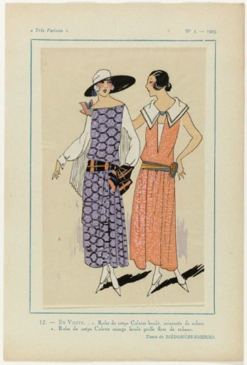 Very Parisian, 1923, No. 5: 12.- ON A VISIT...