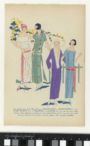 Très Parisien, 1923, No. 6: These Great Names of Haute Couture...