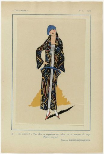 Very Parisian, 1923, No. 6: 4.- ON THE ROAD! - Very chic....
