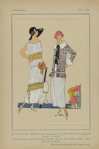 Very Parisian, 1923, No. 7: 6. - CABOURG. - Simple and pretty...