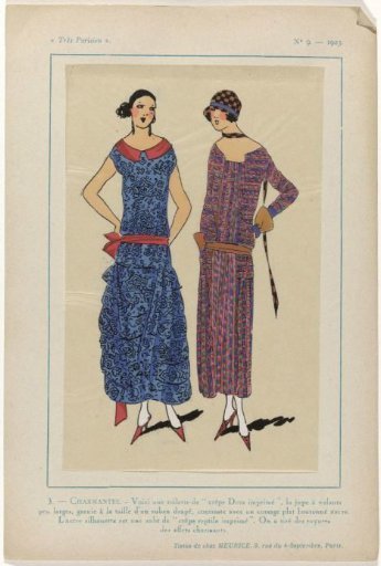 Very Parisian, 1923, No. 9: 3. - CHARMING. - Here is an outfit...