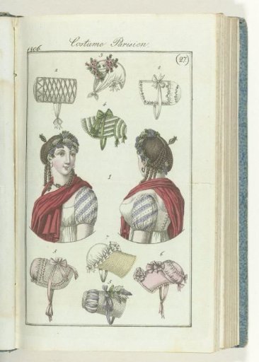 Journal des dames et des modes, Frankfurt edition 1 July 1806, Costume Parisien (27)