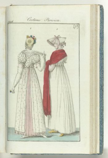 Journal des Dames et des Modes, editie Frankfurt 8 septembre 1806,  Costume Parisien (37)