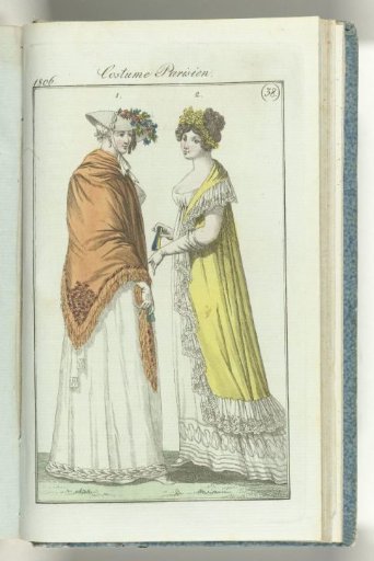 Journal des Dames et des Modes, editie Frankfurt 15 septembre 1806, Costume Parisien (38)