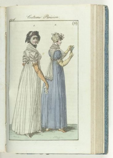 Journal des Dames et des Modes, editie Frankfurt 11 août 1806, Costume Parisien (33)