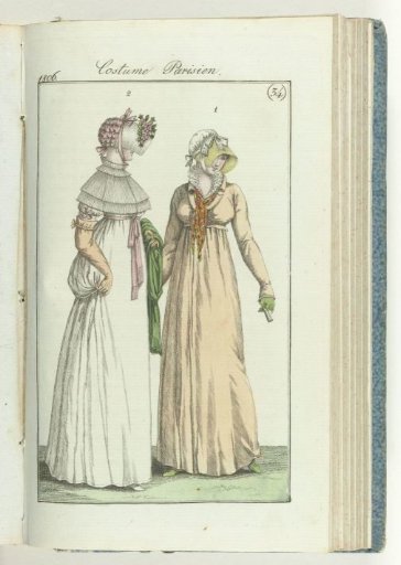 Journal des Dames et des Modes, editie Frankfurt 18 août 1806, Costume Parisien (34)