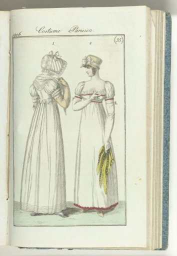 Journal des Dames et des Modes, editie Frankfurt 25 août 1806, Costume Parisien (35)